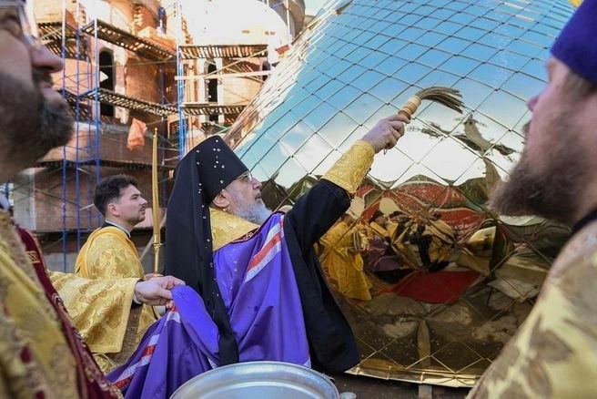 Новый храм Рождества Христова строится в этнопарке «Моя Россия» в Сочи